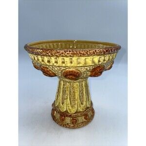 Vintage United Japan Footed Compote Candy Dish Planter 6” X 6.5”